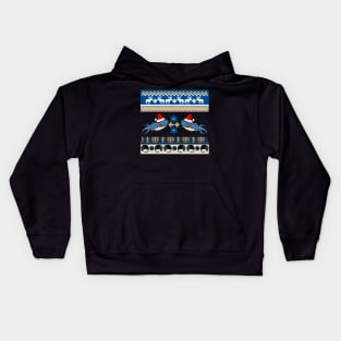 It's a space whale holiday! Kids Hoodie
